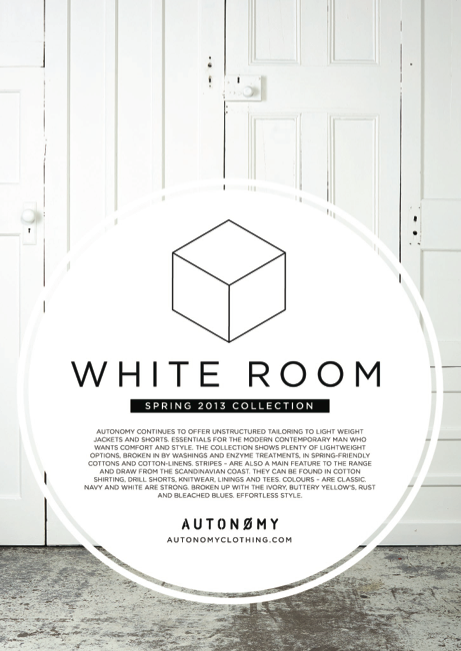 Autonomy Spring 2013 – WHITE ROOM