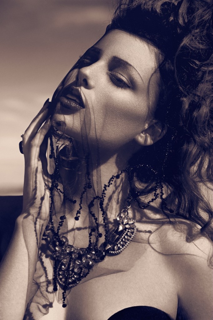 Cocktail hour dress Hardwick Neckpiece and Ring My Global Hunter Handmade jewelled veil