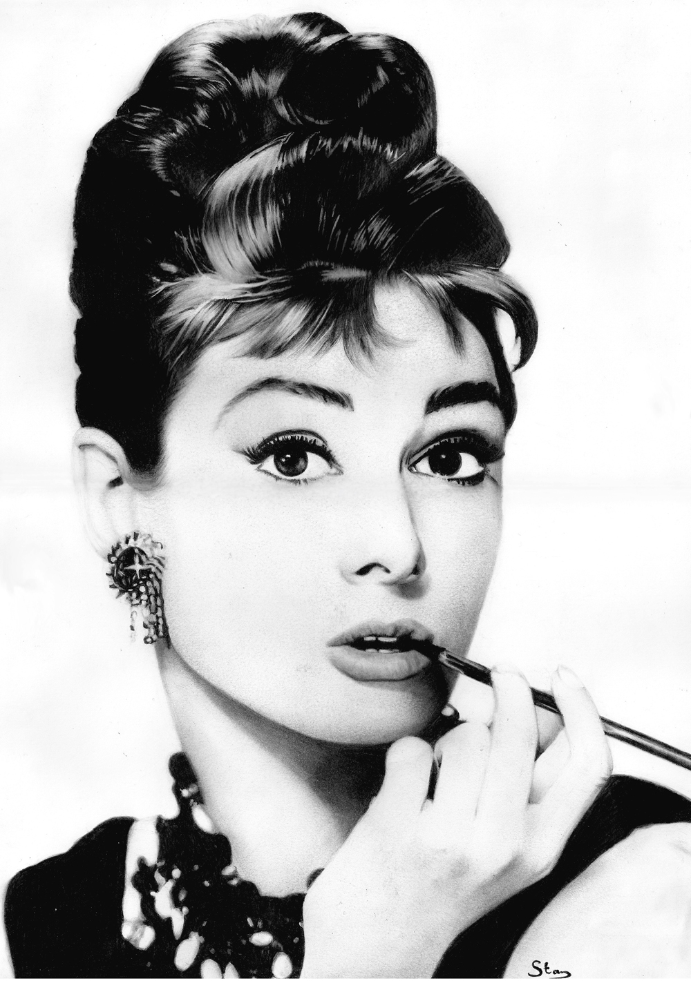 Audrey Hepburn Honors Hubert de Givenchy at His Career Retrospective- #TBT with Tim Blanks-Style.com