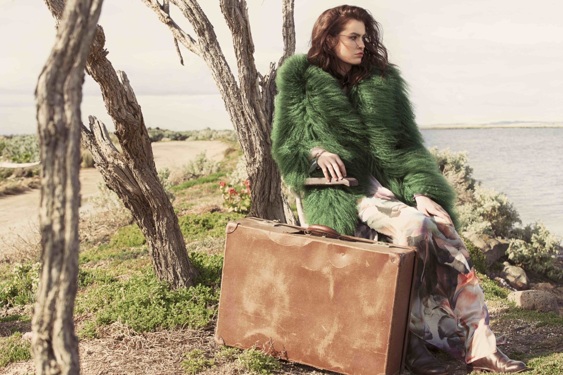Diida dress, Saks Potts coat, available at North Collective